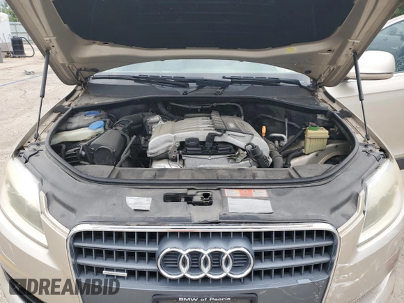 2007 Audi Q7 Premium с VIN WA1BY74L67D040062, выставлен на аукционе Copart как лот 61904725 с пробегом 120 075 миль миль и Списание • Salvage title. История ставок и продаж доступна на DreamBid. Изображение 11.