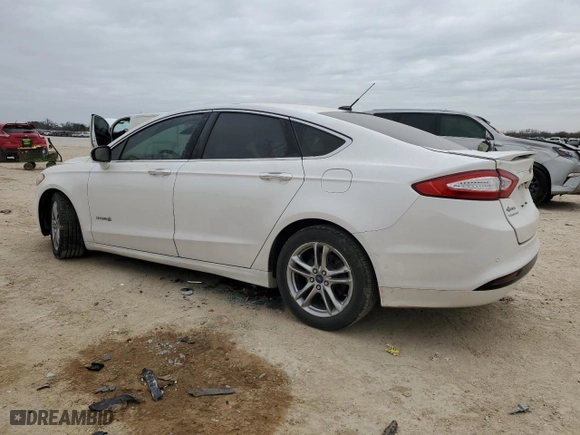 2015 Ford Fusion Titanium Hybrid with VIN 3FA6P0RU5FR225122, listed as a Copart auction lot 46176095 with 144,749 mi miles and Salvage Title. Bid and sale history available at carsss.com. Image 2.