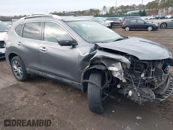 2014 Nissan Rogue SL with VIN 5N1AT2MV3EC860974, listed as a IAAI auction lot 41639668 with 99,360 mi miles. Bid and sale history available at carsss.com. Image 1.