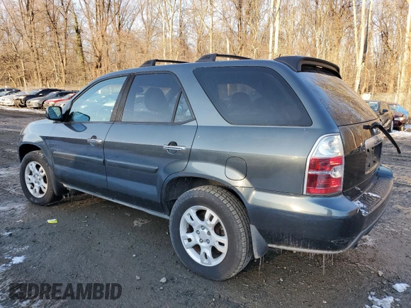 2005 Acura MDX Touring with VIN 2HNYD18905H522138, listed as a Copart auction lot 88306155 with 0 mi miles and Salvage Title. Bid and sale history available at carsss.com. Image 2.