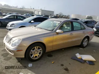 2003 Mercedes-Benz E-Class 3.2L with VIN WDBUF65J93A115990, listed as a Copart auction lot 43059615 with 39,025 mi miles and Salvage Title. Bid and sale history available at carsss.com. Image 1.