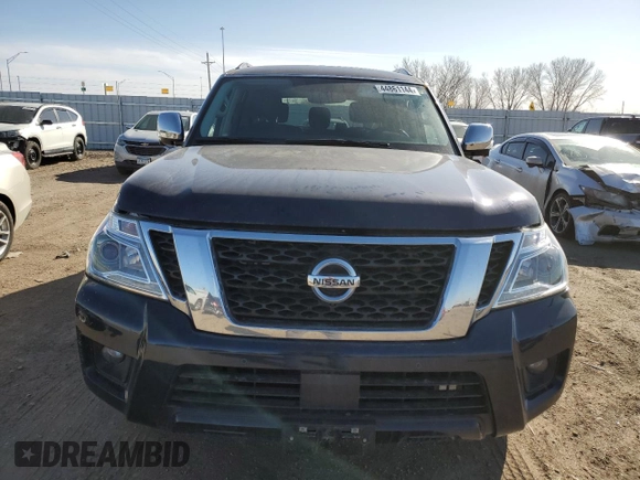 2019 Nissan Armada SV with VIN JN8AY2NC7K9583519, listed as a Copart auction lot 44861144 with 109,138 mi miles. Bid and sale history available at carsss.com. Image 5.
