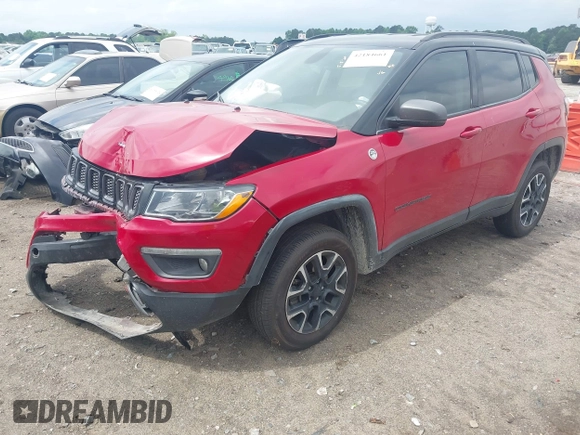 2020 Jeep Compass Trailhawk with VIN 3C4NJDDB5LT166656, listed as a IAAI auction lot 42184661 with 131,080 mi miles and . Bid and sale history available at DreamBid. Image 17.