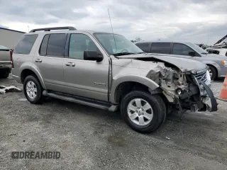 2008 Ford Explorer XLT with VIN 1FMEU63E28UA54212, listed as a Copart auction lot 56124425 with 244,934 mi miles and Salvage title. Bid and sale history available at DreamBid. Image 4.