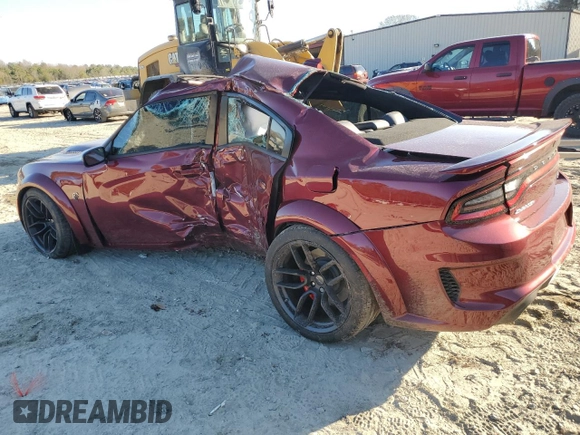 2023 Dodge Charger SRT Hellcat Widebody Jailbreak with VIN 2C3CDXL9XPH686532, listed as a Copart auction lot 47539245 with 7,490 mi miles and Salvage Title. Bid and sale history available at carsss.com. Image 2.