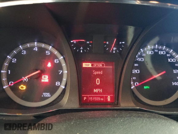 2016 GMC Terrain SLE with VIN 2GKFLTEK8G6225933, listed as a Copart auction lot 54168345 with 151,509 mi miles and Clean Title. Bid and sale history available at carsss.com. Image 9.