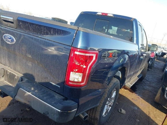 2015 Ford F-150 XLT with VIN 1FTEX1E89FKE27941, listed as a IAAI auction lot 41660854 with 89,386 mi miles. Bid and sale history available at carsss.com. Image 4.