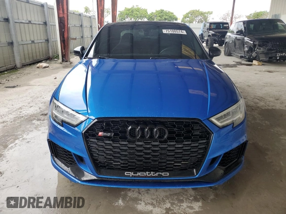 2019 Audi RS 3 z VIN WUABWGFF6KA905869, wystawiony jako Copart lot #75100574 z przebiegiem 53 920 mil mil oraz Nie do naprawy. Historia ofert i sprzedaży dostępna na DreamBid. Obrazek 5.