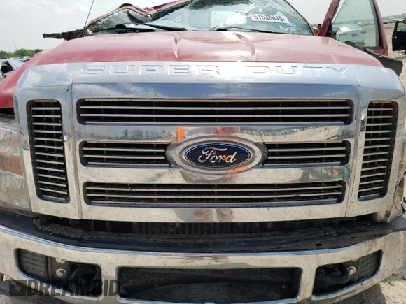 2008 Ford F-250 XL with VIN 1FTSW21R68ED58413, listed as a Copart auction lot 51538645 with 179,908 mi miles and Salvage title. Bid and sale history available at DreamBid. Image 11.