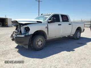 2024 Ram 2500 Tradesman with VIN 3C6UR5CL4RG253364, listed as a Copart auction lot 49462205 with 15,845 mi miles and Salvage Title. Bid and sale history available at carsss.com. Image 1.