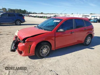 2007 Ford Focus S with VIN 1FAFP37N47W183716, listed as a Copart auction lot 87702785 with 203,315 mi miles and Salvage Title. Bid and sale history available at carsss.com. Image 1.