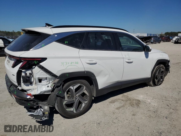 2023 Hyundai Tucson Limited with VIN 5NMJECAE2PH249024, listed as a Copart auction lot 49394595 with 43,451 mi miles and Salvage Title. Bid and sale history available at carsss.com. Image 3.