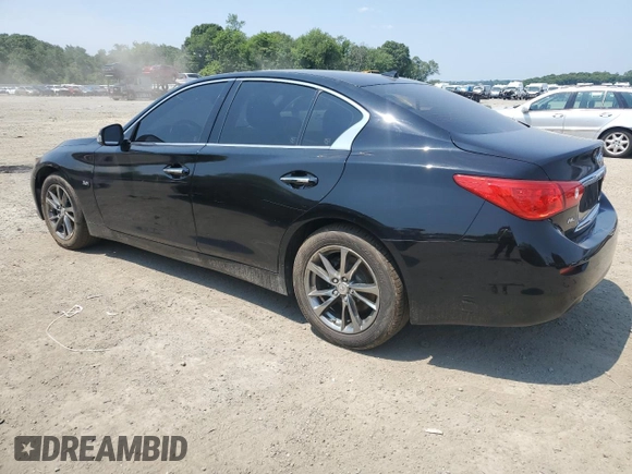 2017 Infiniti Q50 Premium with VIN JN1EV7AR0HM838405, listed as a Copart auction lot 60881265 with 87,384 mi miles and Clean title. Bid and sale history available at DreamBid. Image 2.