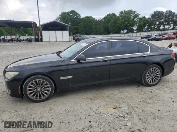 2011 BMW 7 Series 740Li with VIN WBAKB4C57BC574689, listed as a Copart auction lot 54701195 with 135,878 mi miles and Clean Title. Bid and sale history available at carsss.com. Image 1.
