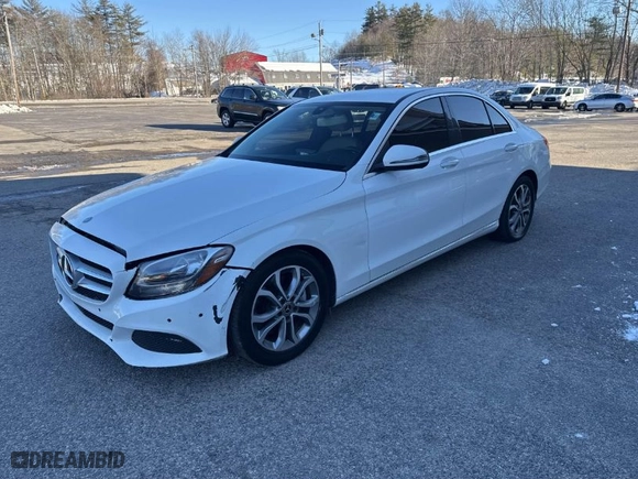 2017 Mercedes-Benz C-Class C 300 with VIN 55SWF4JB9HU215940, listed as a IAAI auction lot 41600379 with 68,929 mi miles. Bid and sale history available at carsss.com. Image 2.