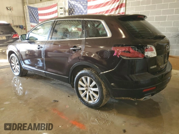 2008 Mazda CX-9 Grand Touring with VIN JM3TB38A880129354, listed as a Copart auction lot 89363705 with 136,190 mi miles and Salvage Title. Bid and sale history available at carsss.com. Image 2.