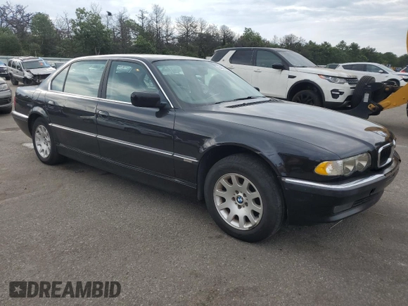 2001 BMW 7 Series 740iL z VIN WBAGH834X1DP27531, wystawiony jako Copart lot #64876605 z przebiegiem 140 936 mil mil oraz Czysty tytuł • Clean title. Historia ofert i sprzedaży dostępna na DreamBid. Obrazek 4.