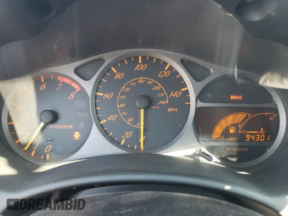 2001 Toyota Celica GT with VIN JTDDR32T510093874, listed as a Copart auction lot 75217254 with 94,301 mi miles and Salvage Title. Bid and sale history available at carsss.com. Image 9.