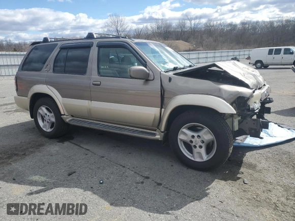 2001 Infiniti QX4 Luxury z VIN JNRDR07Y41W108932, wystawiony jako Copart lot #47440085 z przebiegiem 131 045 mil mil oraz Szkoda całkowita • Salvage title. Historia ofert i sprzedaży dostępna na DreamBid. Obrazek 4.