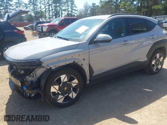 2025 Hyundai Kona SEL with VIN KM8HB3AB1SU209012, listed as a IAAI auction lot 41746177 with 13,444 mi miles. Bid and sale history available at carsss.com. Image 2.