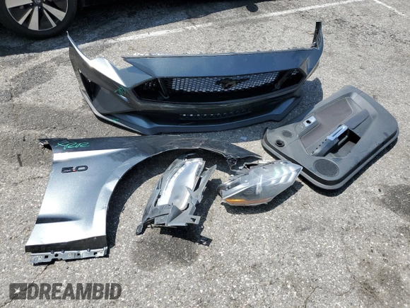 2020 Ford Mustang GT with VIN 1FA6P8CF5L5103173, listed as a Copart auction lot 59125945 with 73,205 mi miles and Salvage title. Bid and sale history available at DreamBid. Image 12.