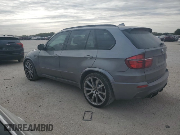 2013 BMW X5 M with VIN 5YMGY0C55D0C11953, listed as a Copart auction lot 72042214 with 72,407 mi miles and Salvage Title. Bid and sale history available at carsss.com. Image 2.