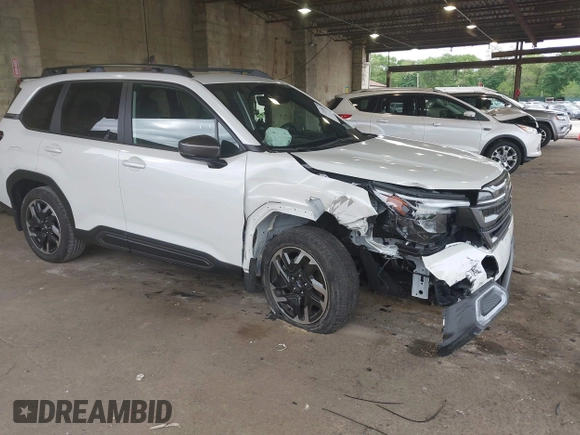2025 Subaru Forester Limited with VIN JF2SLDRC5SH542155, listed as a IAAI auction lot 42285852 with 4,719 mi miles and . Bid and sale history available at DreamBid. Image 1.