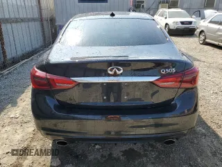 2020 Infiniti Q50 3.0t SPORT with VIN JN1EV7AP0LM200839, listed as a Copart auction lot 74919434 with 55,853 mi miles and Salvage Title. Bid and sale history available at carsss.com. Image 6.