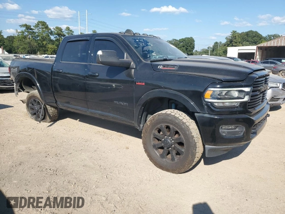 2019 Ram 2500 Laramie with VIN 3C6UR5FJ1KG520766, listed as a Copart auction lot 72567764 with 63,734 mi miles and Salvage Title. Bid and sale history available at carsss.com. Image 4.