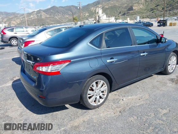 2013 Nissan Sentra S with VIN 3N1AB7AP6DL710308, listed as a IAAI auction lot 42127247 with 217,695 mi miles and . Bid and sale history available at DreamBid. Image 4.