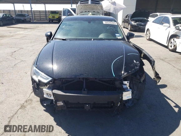2018 Audi A3 Sedan Premium with VIN WAUAUGFF0J1023767, listed as a Copart auction lot 68046483 with 79,747 mi miles. Bid and sale history available at carsss.com. Image 5.