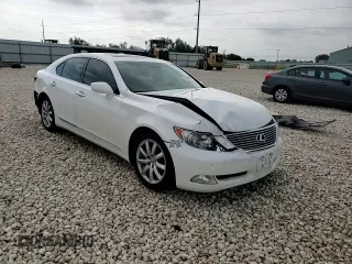 2007 Lexus LS 460 with VIN JTHBL46F375047120, listed as a Copart auction lot 54989575 with 162,926 mi miles and Salvage Title. Bid and sale history available at DreamBid. Image 14.