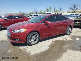 2014 Ford Fusion Titanium Hybrid with VIN 3FA6P0RU4ER121557, listed as a Copart auction lot 52571315 with 97,147 mi miles and Clean Title. Bid and sale history available at carsss.com. Image 1.