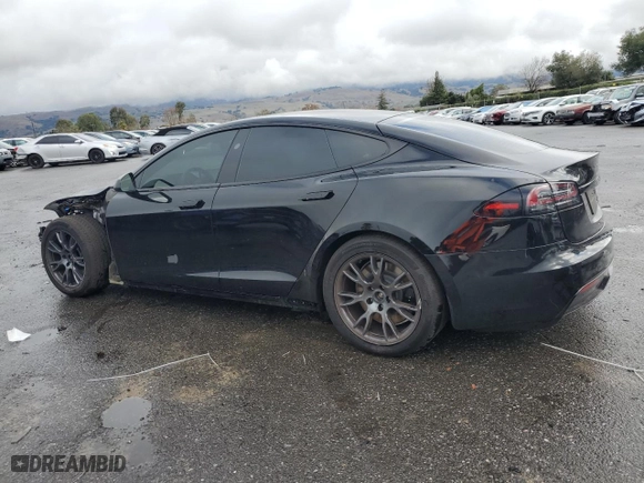 2024 Tesla Model S with VIN 5YJSA1E54RF536092, listed as a Copart auction lot 85934334 with 11,451 mi miles and Salvage Title. Bid and sale history available at carsss.com. Image 2.