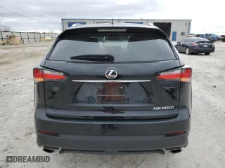 2015 Lexus NX 200t with VIN JTJBARBZ1F2001626, listed as a Copart auction lot 40568123 with 53,603 mi miles. Bid and sale history available at carsss.com. Image 6.