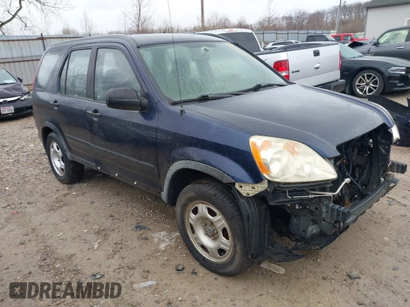 2006 Honda CR-V LX with VIN JHLRD78536C053645, listed as a IAAI auction lot 41855277 with 253,783 mi miles and . Bid and sale history available at carsss.com. Image 1.