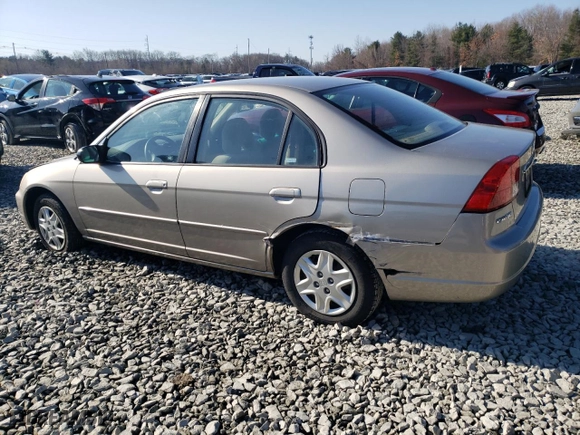 2003 Honda Civic LX with VIN 2HGES16523H519450, listed as a Copart auction lot 48205255 with 102191 miles and Clean Title. Bid and sale history available at carsss.com. Image 2.