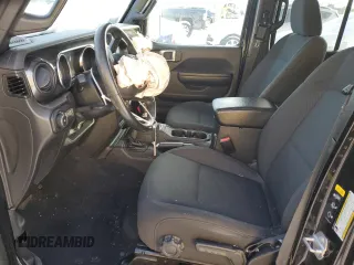 2022 Jeep Wrangler Unlimited Sport S with VIN 1C4HJXDN5NW226988, listed as a Copart auction lot 83809194 with 52,112 mi miles and Salvage Title. Bid and sale history available at carsss.com. Image 7.