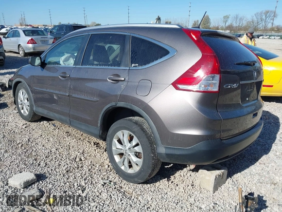 2012 Honda CR-V EX-L with VIN 5J6RM4H79CL014349, listed as a IAAI auction lot 42028523 with 118,571 mi miles. Bid and sale history available at carsss.com. Image 3.