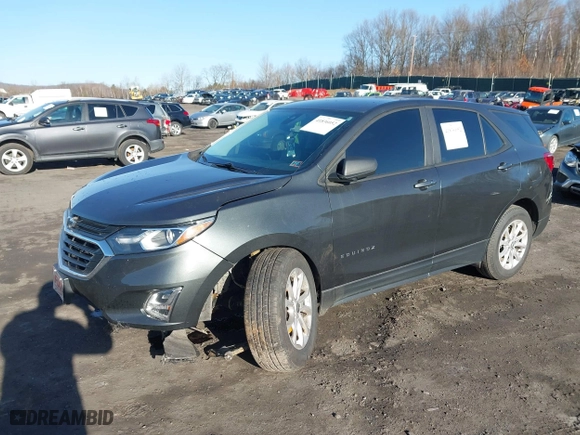 2020 Chevrolet Equinox LS with VIN 3GNAXSEV4LS504720, listed as a IAAI auction lot 41836052 with 110,627 mi miles. Bid and sale history available at carsss.com. Image 17.