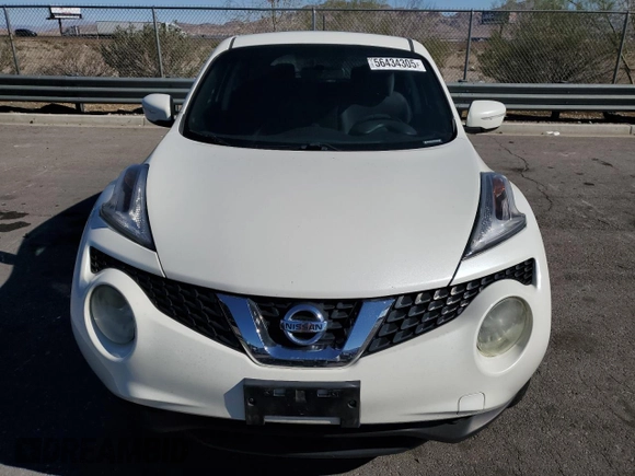 2015 Nissan Juke SV with VIN JN8AF5MVXFT563820, listed as a Copart auction lot 56434305 with 103,265 mi miles and Salvage title. Bid and sale history available at DreamBid. Image 5.