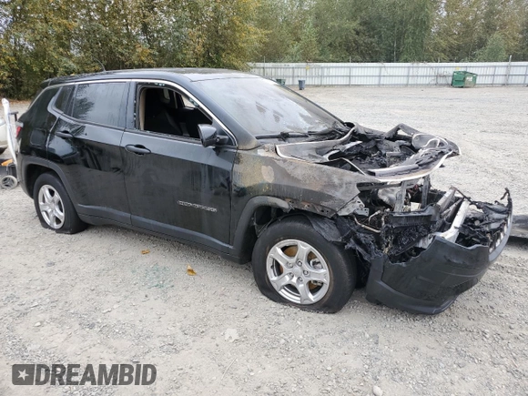 2022 Jeep Compass Sport with VIN 3C4NJCAB6NT112686, listed as a Copart auction lot 69308774 with Not Provided miles and Salvage Title. Bid and sale history available at carsss.com. Image 4.