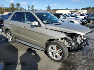 2012 Mercedes-Benz M ML 350 with VIN 4JGDA5HB4CA076509, listed as a Copart auction lot 45131285 with 166,566 mi miles and Salvage Title. Bid and sale history available at carsss.com. Image 4.
