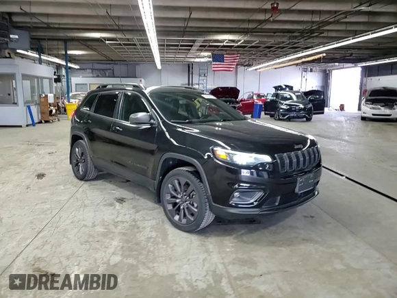 2021 Jeep Cherokee 80th Anniversary with VIN 1C4PJMMN2MD128053, listed as a Copart auction lot 54262175 with 47,454 mi miles and Salvage title. Bid and sale history available at DreamBid. Image 14.