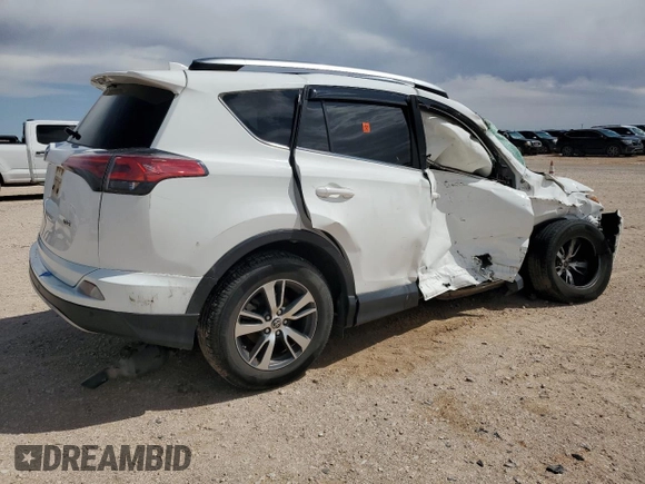 2018 Toyota RAV4 XLE with VIN JTMWFREV9JJ187834, listed as a Copart auction lot 56125505 with Not provided miles and Salvage title. Bid and sale history available at DreamBid. Image 3.