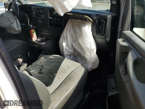 2011 Chevrolet Express Passenger 1LT with VIN 1GAZG1FG5B1104549, listed as a Copart auction lot 62838115 with Not provided miles and Salvage title. Bid and sale history available at DreamBid. Image 8.