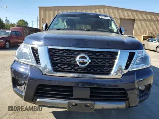 2020 Nissan Armada SL with VIN JN8AY2NCXLX517155, listed as a Copart auction lot 82225884 with 93,795 mi miles and Salvage Title. Bid and sale history available at carsss.com. Image 5.