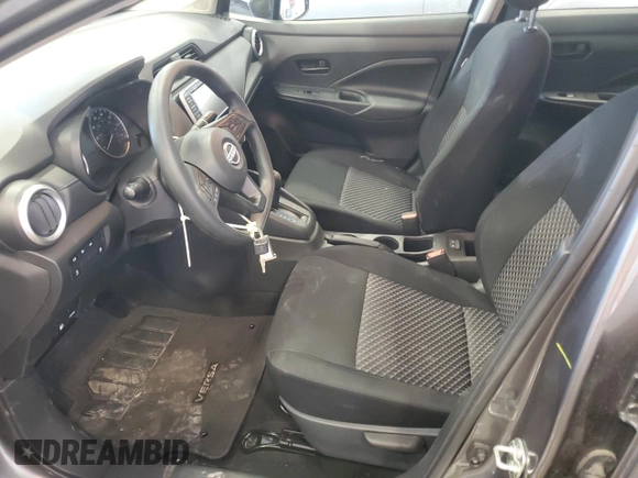2024 Nissan Versa S with VIN 3N1CN8DV7RL919984, listed as a Copart auction lot 54871485 with 17,709 mi miles and Clean Title. Bid and sale history available at DreamBid. Image 7.