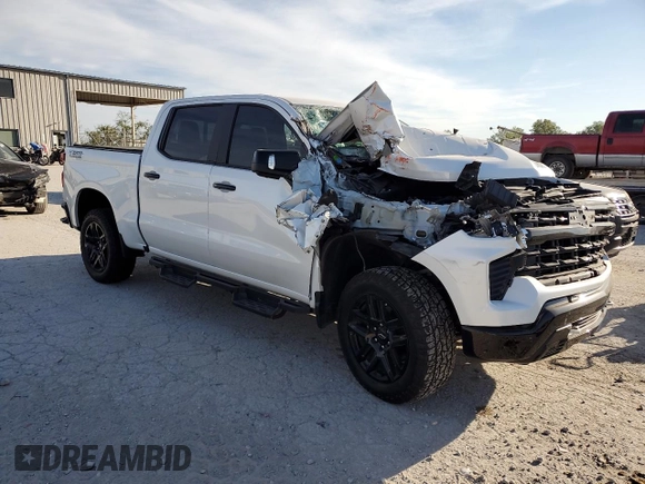 2022 Chevrolet Silverado 1500 LT Trail Boss with VIN 3GCUDFEL2NG661169, listed as a Copart auction lot 73760814 with Not Provided miles and Salvage Title. Bid and sale history available at DreamBid. Image 4.