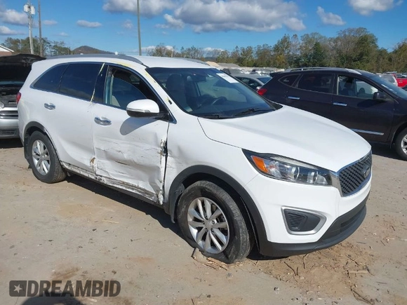 2018 Kia Sorento LX with VIN 5XYPGDA36JG389698, listed as a IAAI auction lot 40463225 with 120,088 mi miles. Bid and sale history available at carsss.com. Image 1.